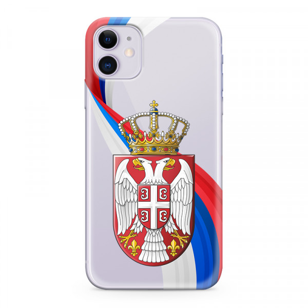 Futrola ULTRA TANKI PRINT CLEAR za iPhone 11 (6.1) SRB12