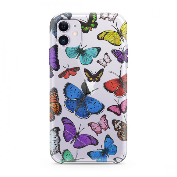 Futrola ULTRA TANKI PRINT CLEAR za iPhone 11 (6.1) ND0277