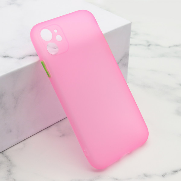 Futrola silikon BUTTONS za iPhone 11 (6.1) pink