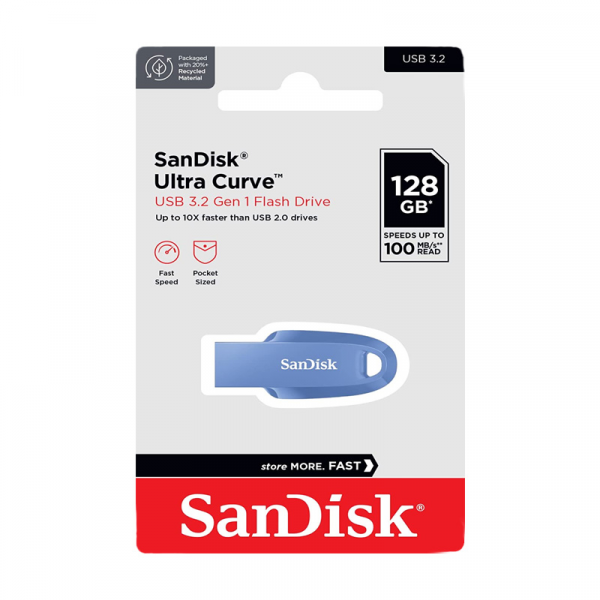 USB flash memorija SanDisk Ultra Curve 3.2 128GB plava