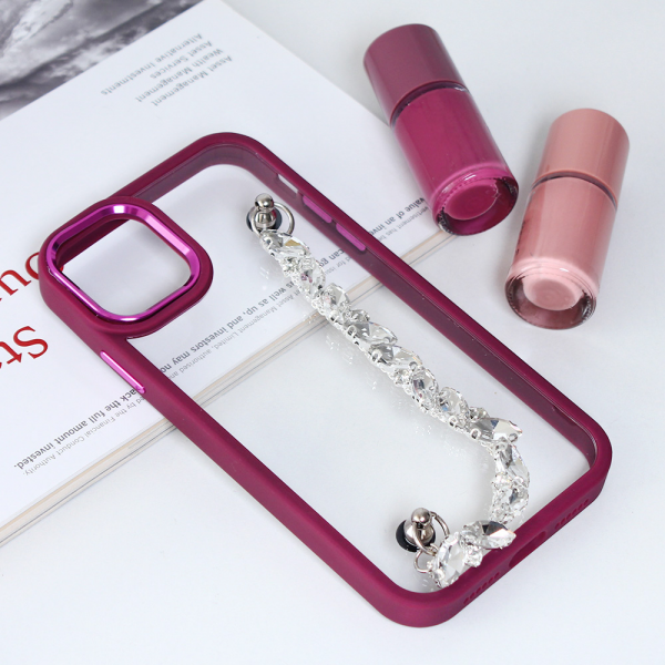 Torbica Chain za iPhone 11 6.1 ljubicasta