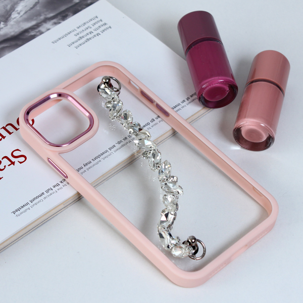 Torbica Chain za iPhone 11 6.1 roze
