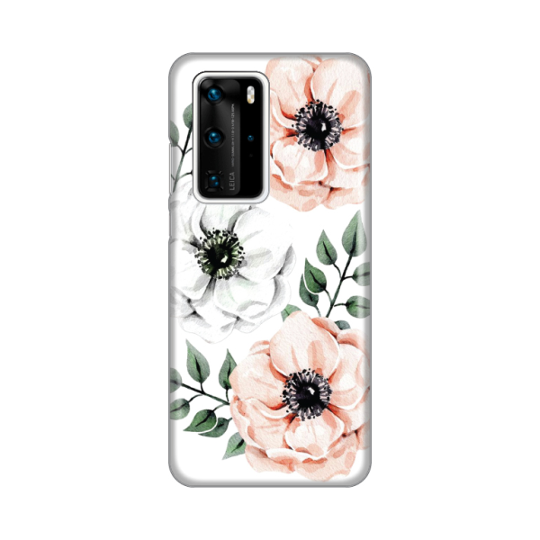 Torbica Silikonska Print za Huawei P40 Pro Flower Art