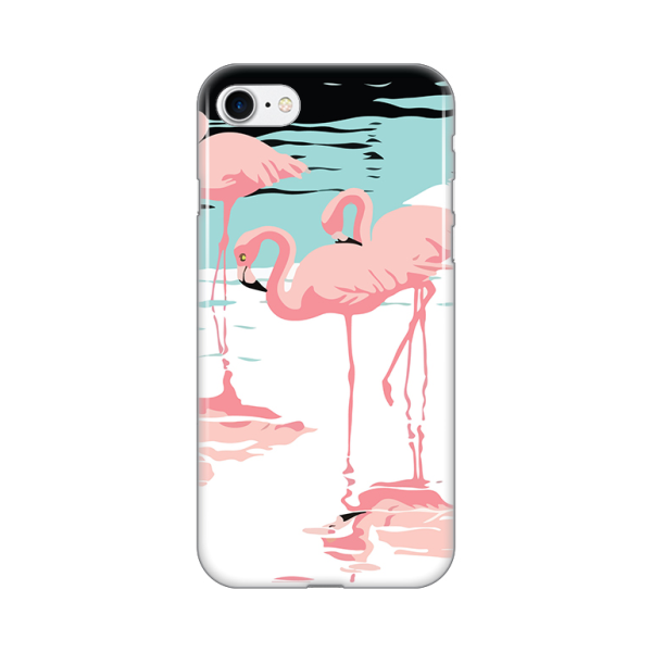 Torbica Silikonska Print za iPhone 7/8/SE 2020/2022 Pink Flamingos