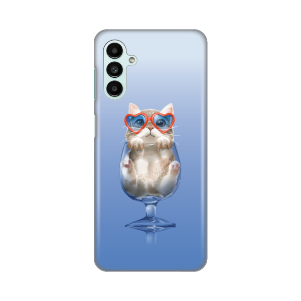 Torbica Silikonska Print za Samsung A136B/A047F Galaxy A13 5G/A04s Funny Cat