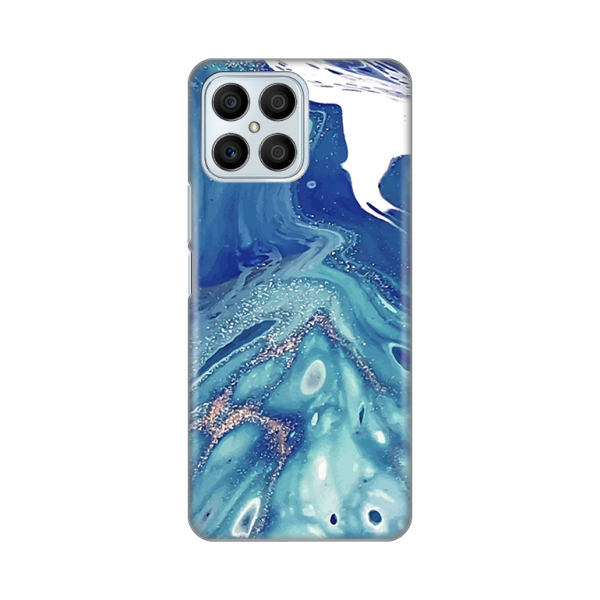 Torbica Silikonska Print za Honor X8 Blue Marble