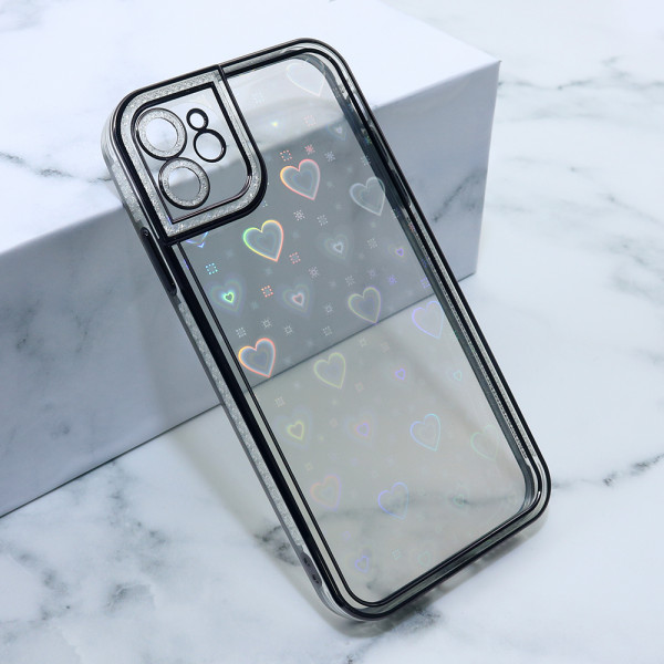 Futrola Heart IMD za iPhone 11 6.1 ljubicasta