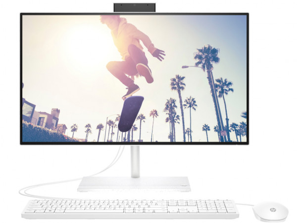 Računar HP 24-ck0003ny AiO DOS 23.8'' FHD AG IPS i3-12100T 8GB 2562GB bela