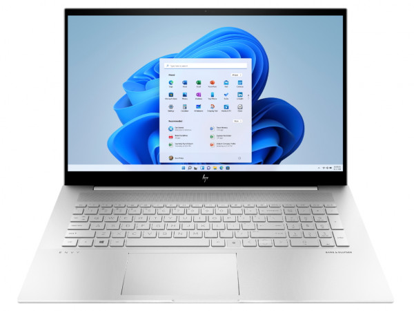 Laptop HP Envy 17-ch1011nm Win 11 Pro 17.3''UHD IPS 400 i5-1155G7 8GB 512GB MX450 2GB FPR 3g srebrna