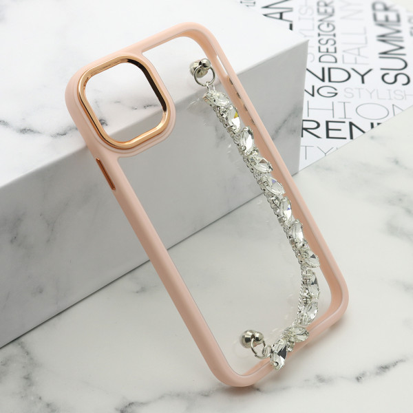 Futrola Chain za iPhone 11 6.1 roze