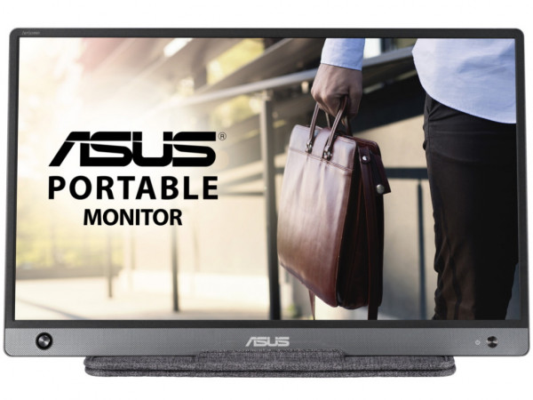 Monitor ASUS MB16AH 15.6'' IPS 1920x1080 60Hz 5ms GtG MicroHDMI, USB C zvučnici prenosni tamno siva