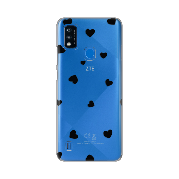 Torbica Silikonska Print Skin za ZTE Blade A51 Heart