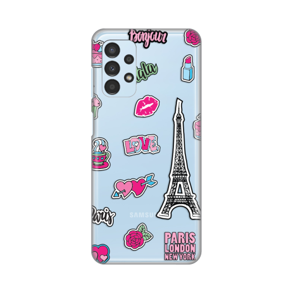 Torbica Silikonska Print Skin za Samsung A135F Galaxy A13 4G Love Paris