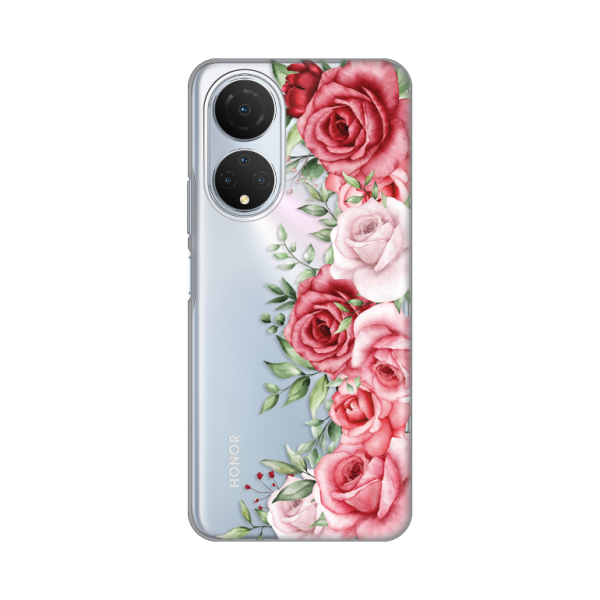 Torbica Silikonska Print Skin za Honor X7 Wild Roses