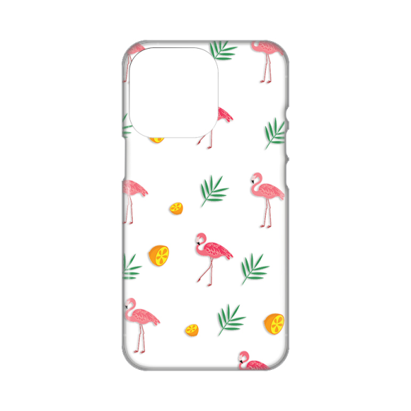 Torbica Silikonska Print Skin za iPhone 14 Pro Max 6.7 Flamingos