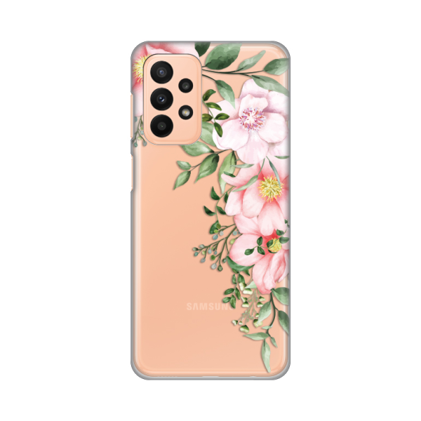 Torbica Silikonska Print Skin za Samsung A235F Galaxy A23 4G/5G Gentle Rose Pattern