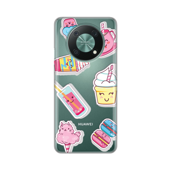 Torbica Silikonska Print Skin za Huawei Nova Y90 Ice cream