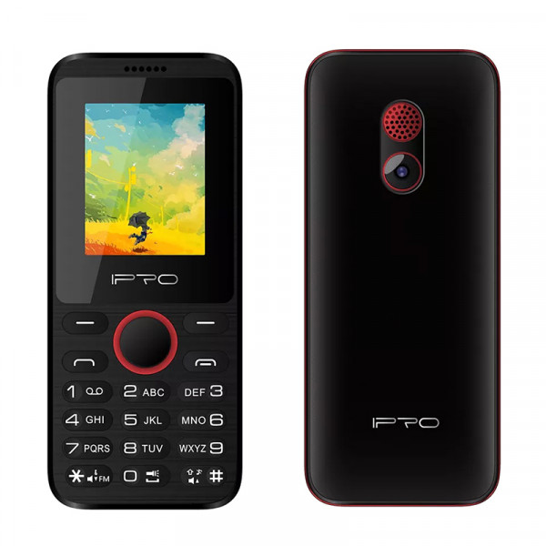 Mobilni telefon IPRO A6 mini 1.8'' DS 32MB/32MB crno-crveni