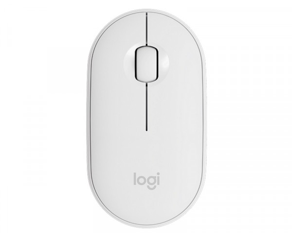 LOGITECH Pebble M350 Wireless Beli miš