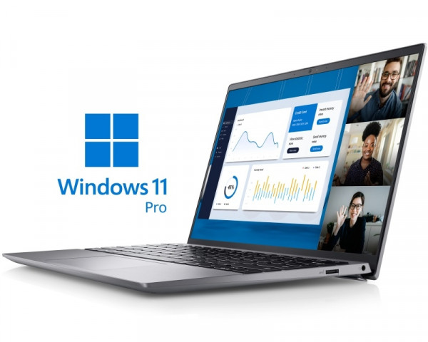DELL Vostro 5320 13.3'' FHD+ 300 nits i7-1260P 16GB 512GB SSD Intel Iris Xe Backlit Win11Pro sivi 5Y5B