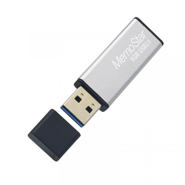 USB Flash memorija MemoStar 8GB SLIM 3.0 srebrna