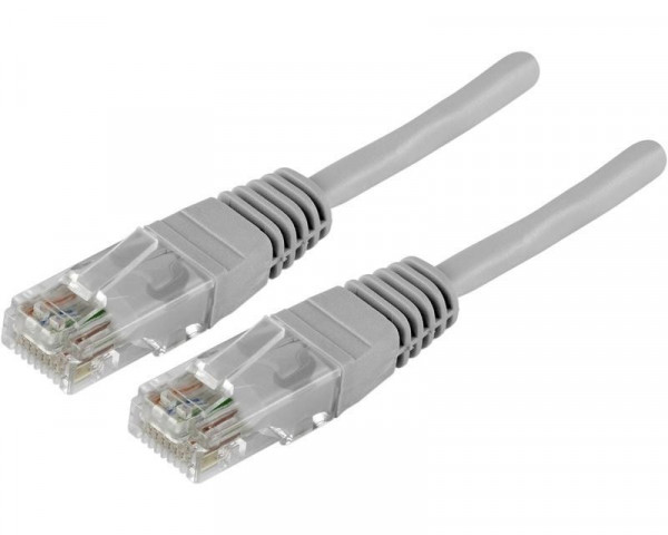 E-GREEN Kabl UTP patch Cat5e 10m sivi