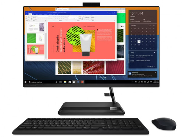 Računar LENOVO AIO 3 24IAP7 DOS/23.8''FHD/i3-1215U/8GB/512GB SSD/IntelHD/USB mi i tastatura UK/crna
