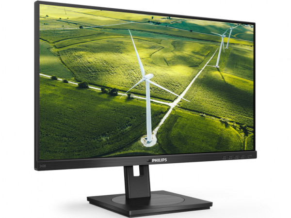 Monitor PHILIPS 242B1G/00 23.8''/IPS/1920x1080/75Hz/4ms GtG/VGA,DVI,HDMI,DP,USB/pivot,visina/crna