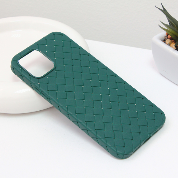 Torbica Weave case za iPhone 12 6.1 zelena
