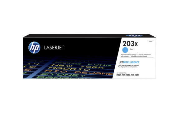 Toner HP 203X plava