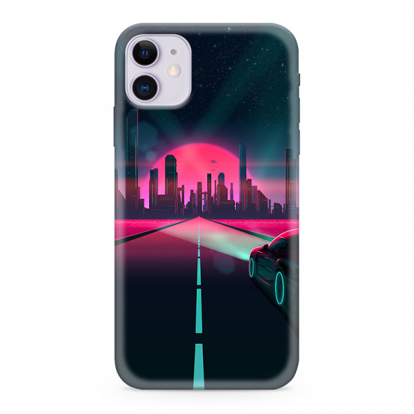 Futrola ULTRA TANKI PRINT CLEAR NEON WAVE za iPhone 11 (6.1) NW01