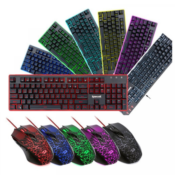 Tastatura, mis i podloga Redragon 3u1 Combo S107