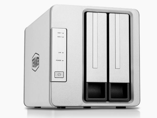 NAS TERRAMASTER F2-210/2-Bay/Realtek 1296/ Quad-core 1.4GHz/1GB RAM/1GB LAN x 1