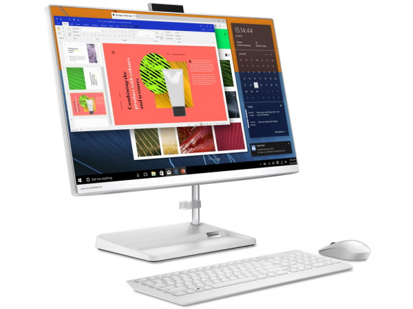 Računar LENOVO AIO 3 24ALC6 23.8''FHD/DOS/Ryzen 5-5625U/8GB/512GB SSD/AMD Radeon/UBS miš i tastatura