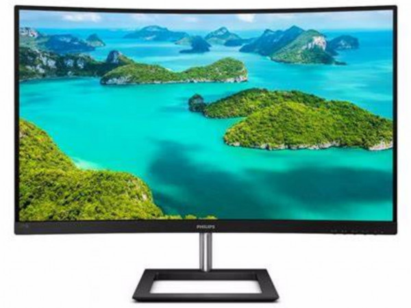Monitor PHILIPS 271E1CA/00 27''/VA,zakrivljen/1920x1080/75Hz/4ms GtG/VGA,HDMI/VESA/zvučnici/crna