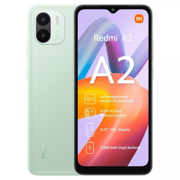 Mobilni telefon Xiaomi Redmi A2 6.52'' 2/32 zeleni