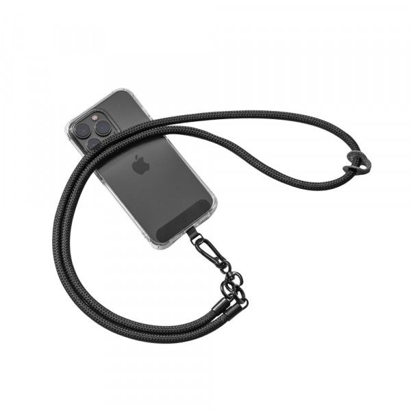 Privezak za telefon SHOULDER STRAP crni