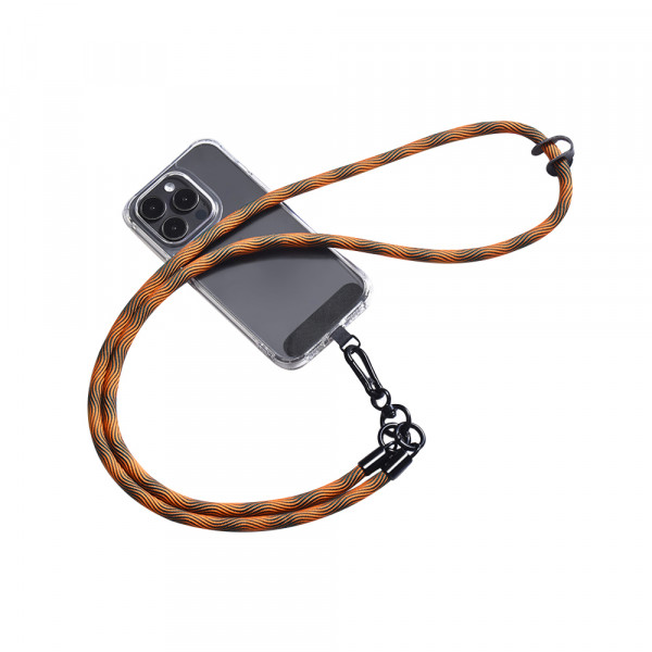 Privezak za telefon SHOULDER STRAP narandzasto-zeleni