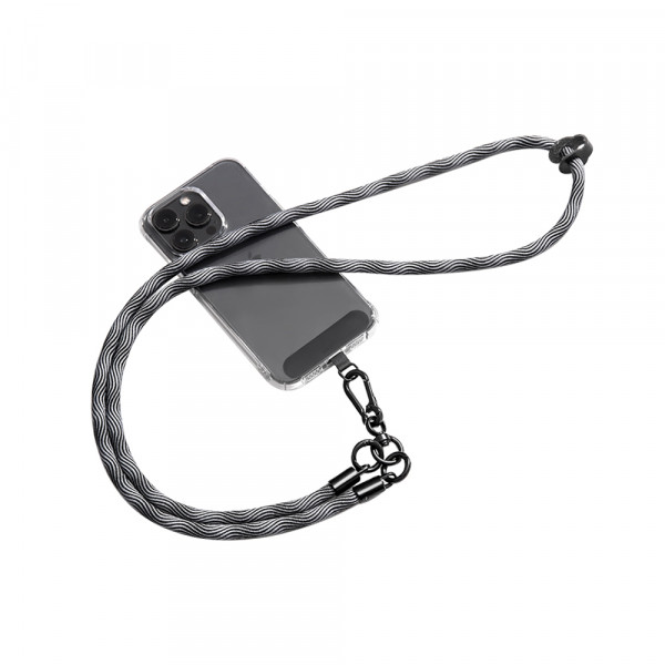 Privezak za telefon SHOULDER STRAP sivi