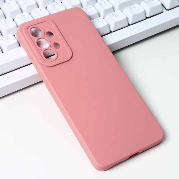 Torbica Silikon Pro Camera za Samsung A336B Galaxy A33 5G roze