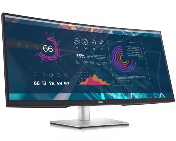 DELL OEM 34'' P3421W WQHD USB-C Professional zakrivljeni IPS  monitor
