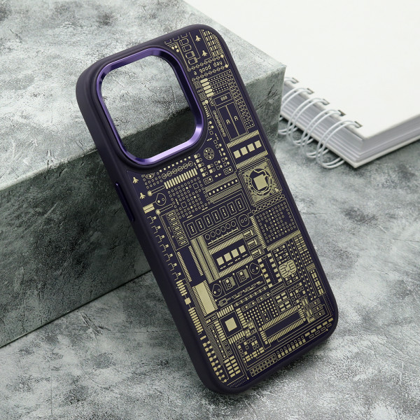 Futrola MACHINERY za iPhone 14 Pro (6.1) ljubicasta