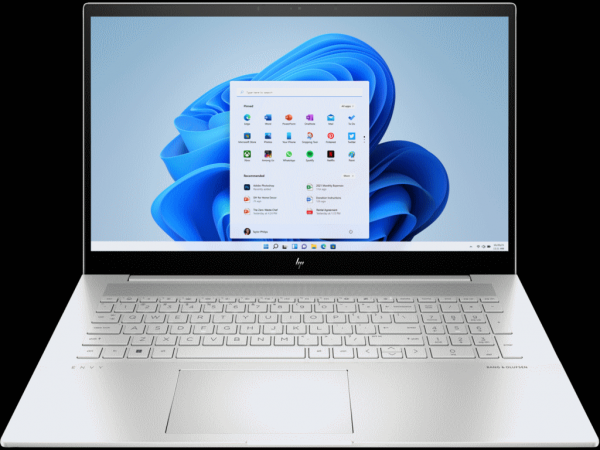 Laptop HP Envy 17-cr0004nn Win 11 H/17.3''FHD IPS/i7-1255U/16GB/512GB/RTX2050 4GB/backlit/3g/EN/srebr