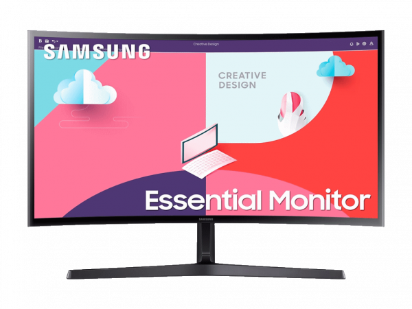 Monitor SAMSUNG LS27C366EAUXEN 27''/VA,zakrivljen/1920X1080/75Hz/4 ms GtG/VGA,HDMI/Freesync/VESA