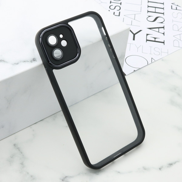 Futrola CLEAR SHINING CAMERA za iPhone 11 (6.1) crna