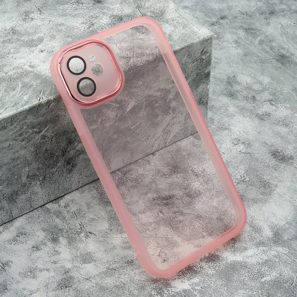 Futrola TRANSPARENT COLOR za iPhone 11 (6.1) roze