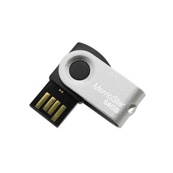 USB Flash memorija MemoStar 64GB ROTA srebrna