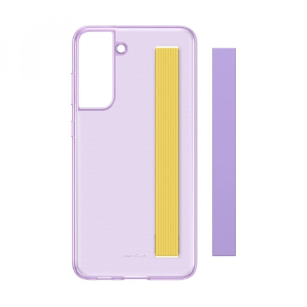 Samsung silikonska futrola sa kaišem S21 FE Lila EF-XG990-CVE