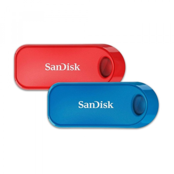 SanDisk Cruzer Snap USB 32GB TWIN PACK Crveni/Plavi