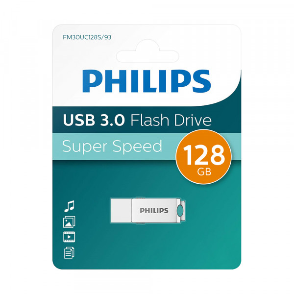 USB flash memorija Philips 2.0 128GB dual port (FLP FM30UC128S/93)